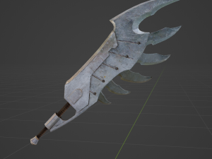 Defender Great Sword - Monster Hunter World Modello 3D