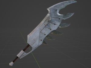 Defender Great Sword - Monster Hunter World Modello 3D
