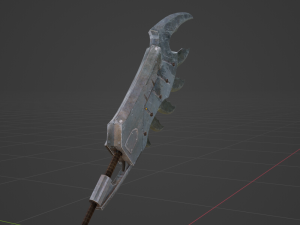 Defender Great Sword - Monster Hunter World Modello 3D