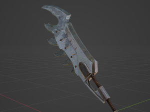 Defender Great Sword - Monster Hunter World Modello 3D