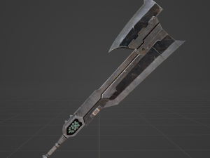 Proto Iron Axe - Monster Hunter World 3D Model