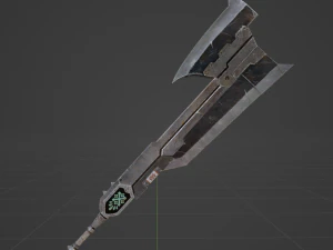 Proto Iron Axe - Monster Hunter World 3D Model