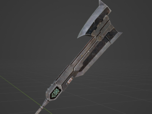 Proto Iron Axe - Monster Hunter World 3D Model