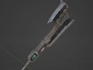 Proto Iron Axe - Monster Hunter World 3D Model