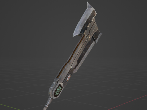 Proto Iron Axe - Monster Hunter World 3D Model
