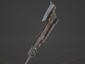Proto Iron Axe - Monster Hunter World 3D Model