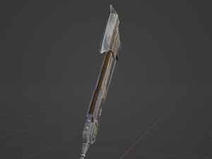Proto Iron Axe - Monster Hunter World 3D Model