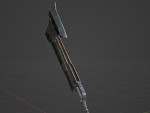 Proto Iron Axe - Monster Hunter World 3D Model