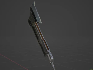 Proto Iron Axe - Monster Hunter World 3D Model