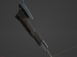 Proto Iron Axe - Monster Hunter World 3D Model