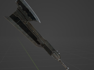 Proto Iron Axe - Monster Hunter World 3D Model