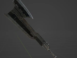 Proto Iron Axe - Monster Hunter World 3D Model