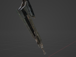 Proto Iron Axe - Monster Hunter World 3D Model