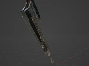 Proto Iron Axe - Monster Hunter World 3D Model