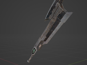 Proto Iron Axe - Monster Hunter World 3D Model