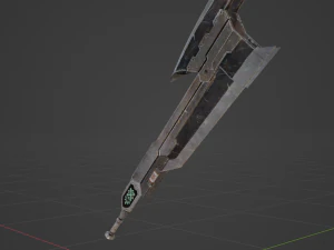Proto Iron Axe - Monster Hunter World 3D Model