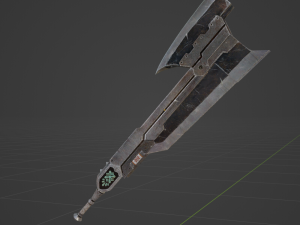 Proto Iron Axe - Monster Hunter World 3D Model