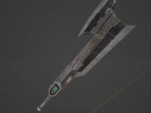 Proto Iron Axe - Monster Hunter World 3D Model