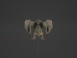 Rathian - Monster Hunter World 3Dモデル in モンスター 3DExport