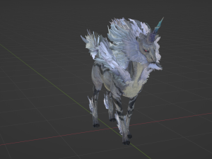 Kirin - Monster Hunter World 3Dモデル