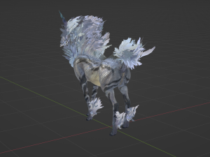 Kirin - Monster Hunter World 3Dモデル