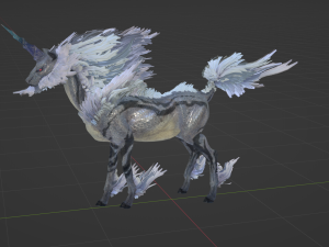 Kirin - Monster Hunter World 3Dモデル