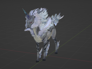 Kirin - Monster Hunter World 3Dモデル