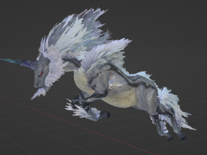 Kirin - Monster Hunter World 3Dモデル