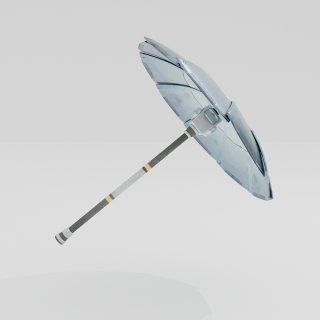 Duo Umbrella - Fortnite 3D 模型 .c4d .max .obj .3ds .fbx .stl .blend