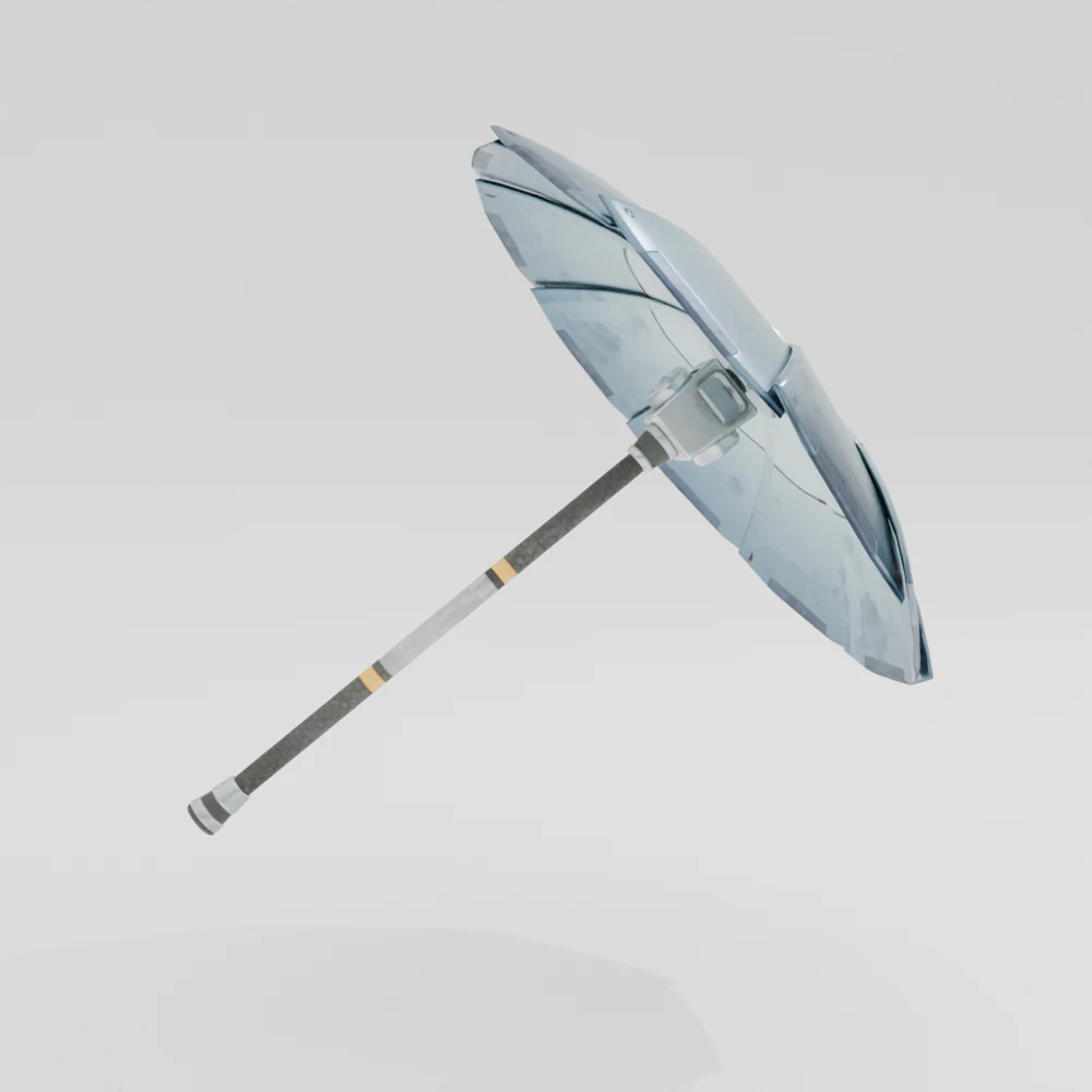 Duo Umbrella - Fortnite 3D Model .c4d .max .obj .3ds .fbx .stl .blend 
