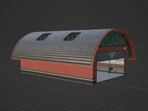 Hangar - Fortnite 3D Model