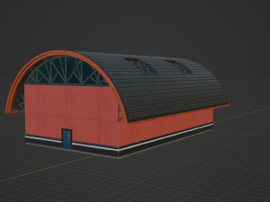 Hangar - Fortnite Model 3D