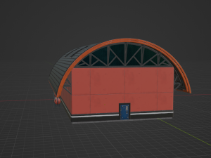 Hangar - Fortnite Model 3D
