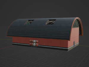 Hangar - Fortnite Model 3D