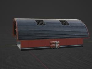 Hangar - Fortnite Model 3D
