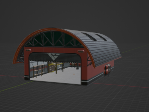 Hangar - Fortnite Model 3D