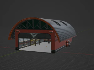 Hangar - Fortnite 3D Model
