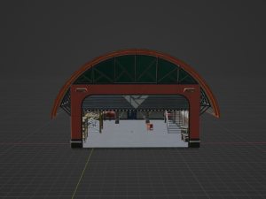 Hangar - Fortnite Model 3D