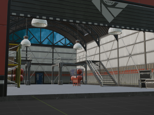 Hangar - Fortnite Model 3D