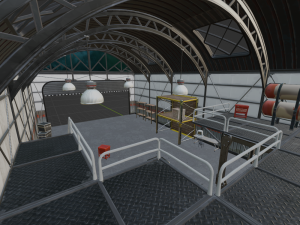 Hangar - Fortnite Model 3D