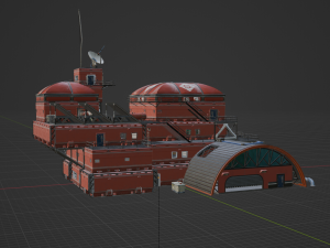 Arctic Facility - Fortnite Modello 3D