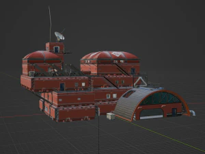 Arctic Facility - Fortnite 3D Model