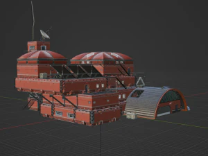 Arctic Facility - Fortnite 3D Model