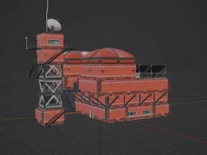 Arctic Facility - Fortnite 3D Model