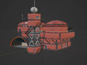 Arctic Facility - Fortnite 3D Model