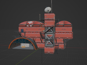 Arctic Facility - Fortnite Modello 3D