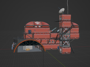 Arctic Facility - Fortnite Modello 3D