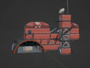 Arctic Facility - Fortnite 3D Model