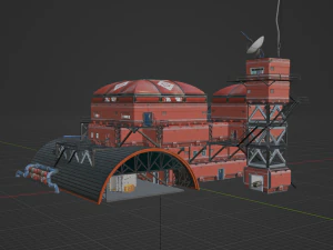 Arctic Facility - Fortnite 3D Model