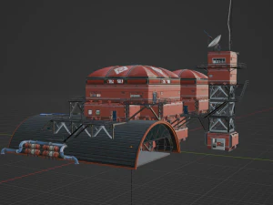 Arctic Facility - Fortnite 3D Model